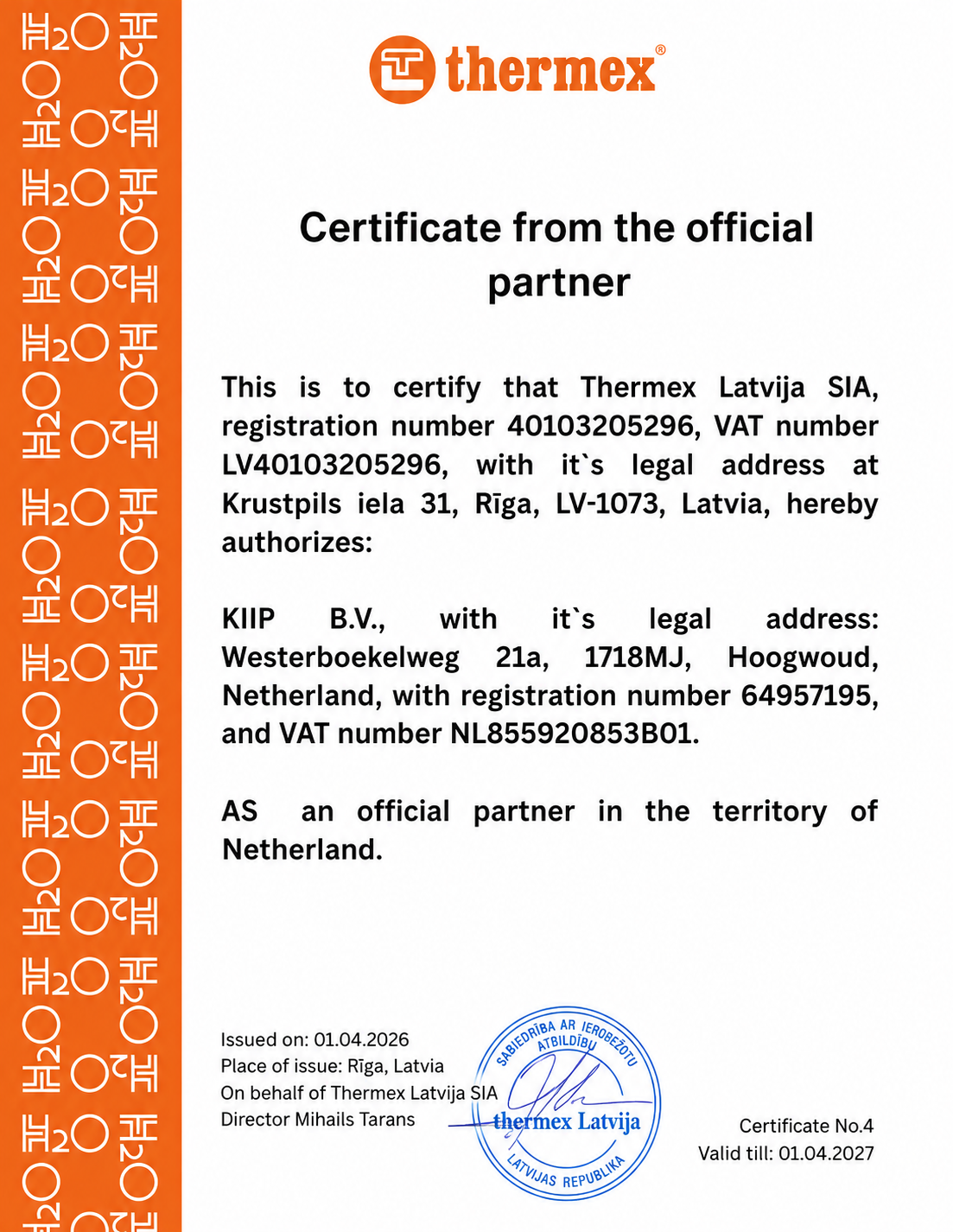 Thermex Partner