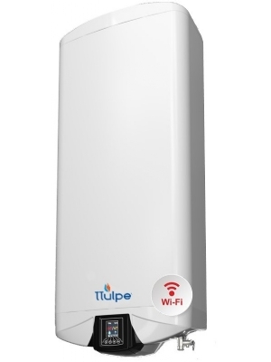 Horizontal oder vertikal, 3300 Watt (2,1 kW + 1,2 kW) Smart Boiler mit sehr umfangreichen Funktionen, 80 Liter, inkl. WLAN zur Steuerung mit Ihrem Smartphone