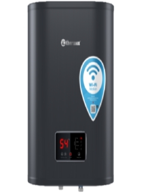 Flacher vertikaler Smart-Warmwasserspeicher mit WLAN