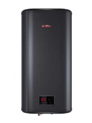 Flacher vertikaler Smart Boiler, 50 Liter, schwarz