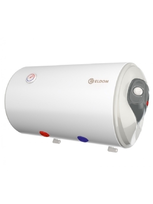 80-Liter-Warmwasserspeicher mit Anschlssen unten, Bedienung rechts